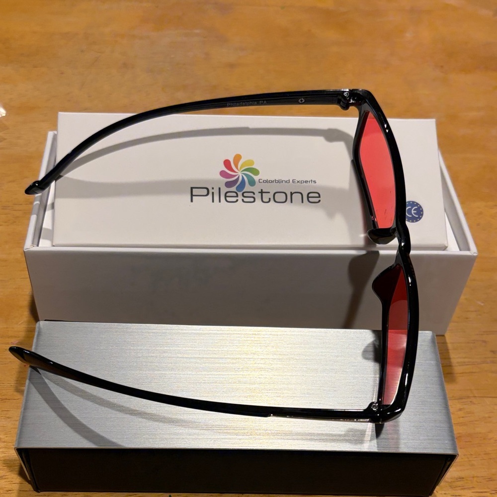 Pilestone colorblind Red Lens Glasses Lens D - Picture 5 of 5